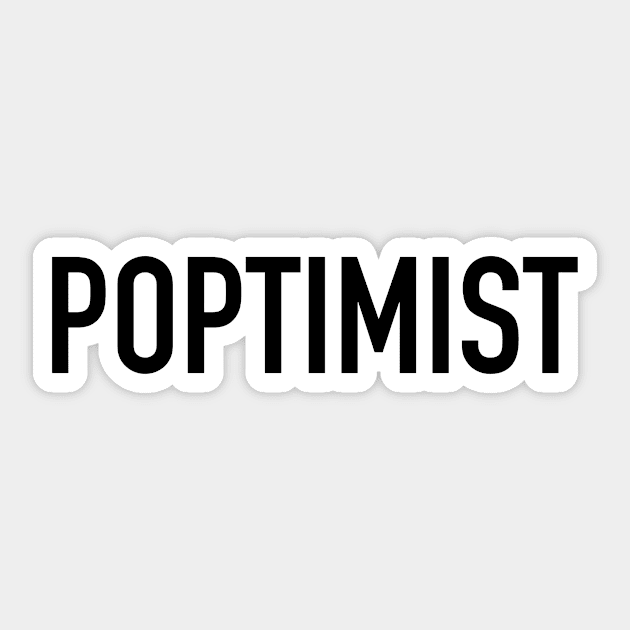 Poptimist Sticker by Rockism Sucks